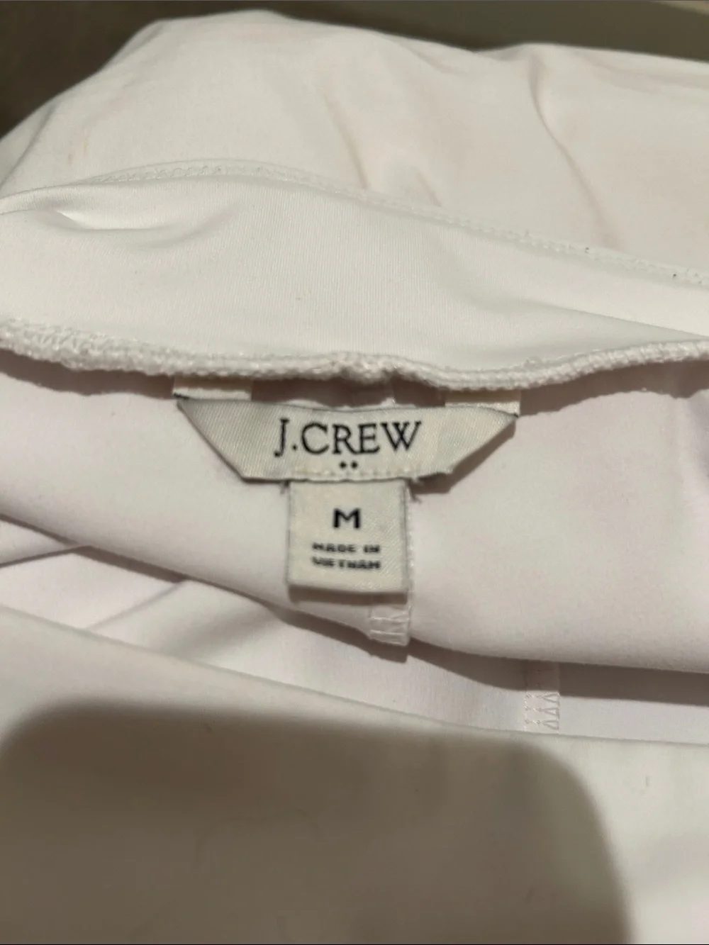 J.Crew White Pleated Skorts